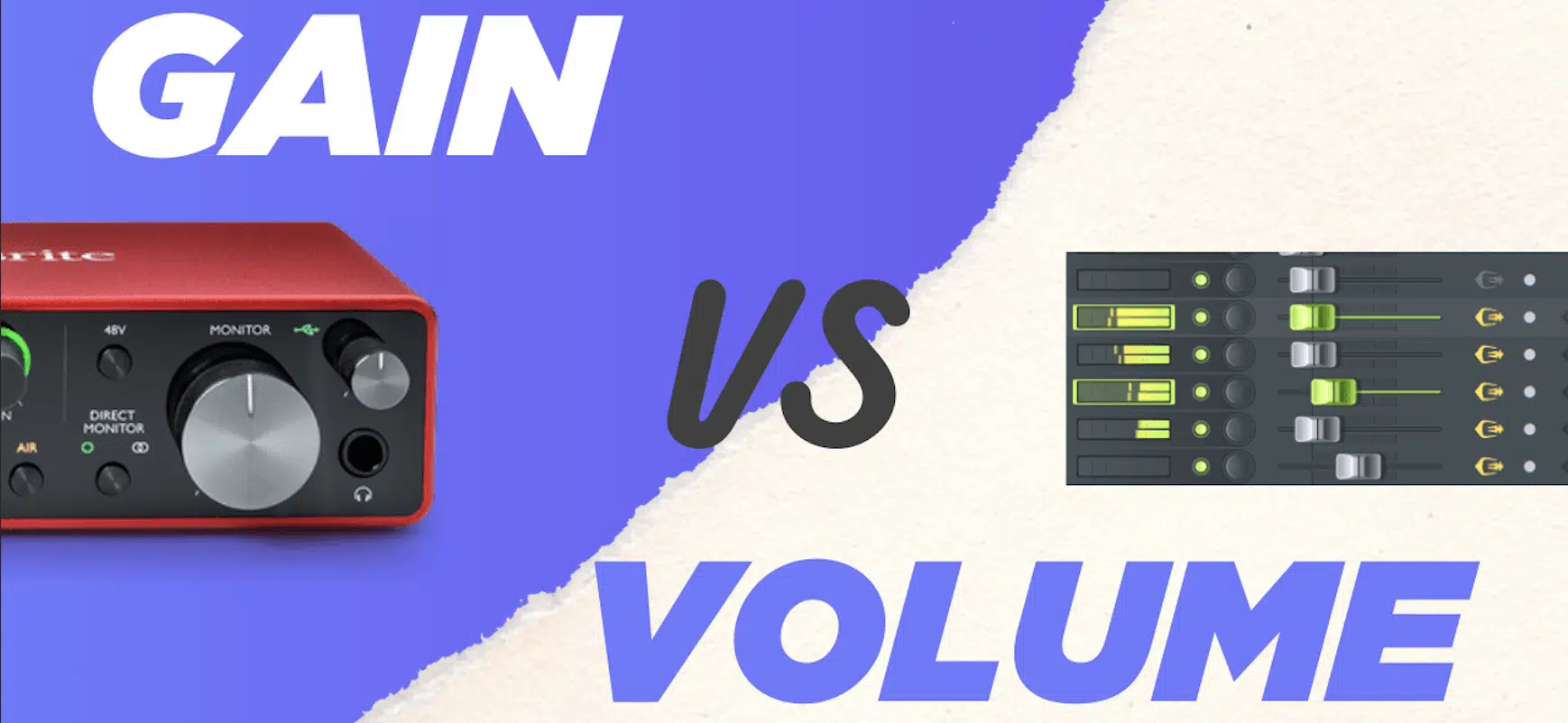 Gain vs Volume - Unison