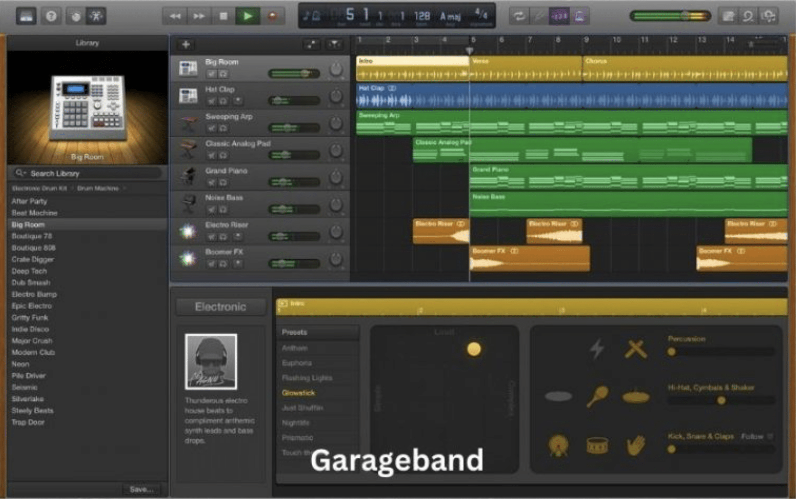 GarageBand DAW 2 - Unison