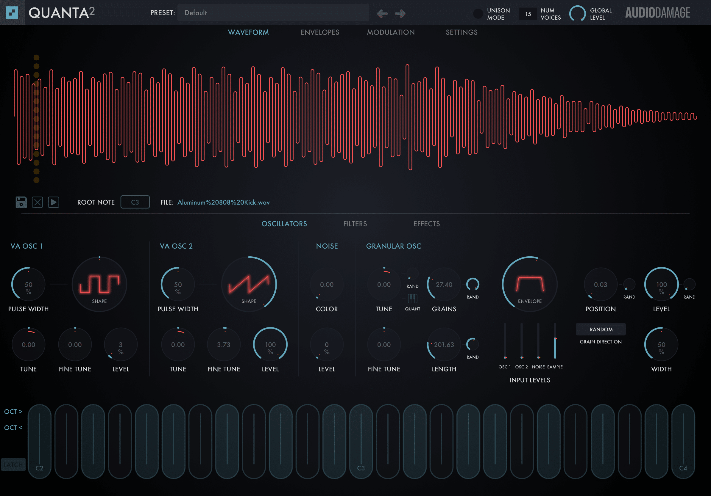 Granular Synthesis for Unique 808 - Unison