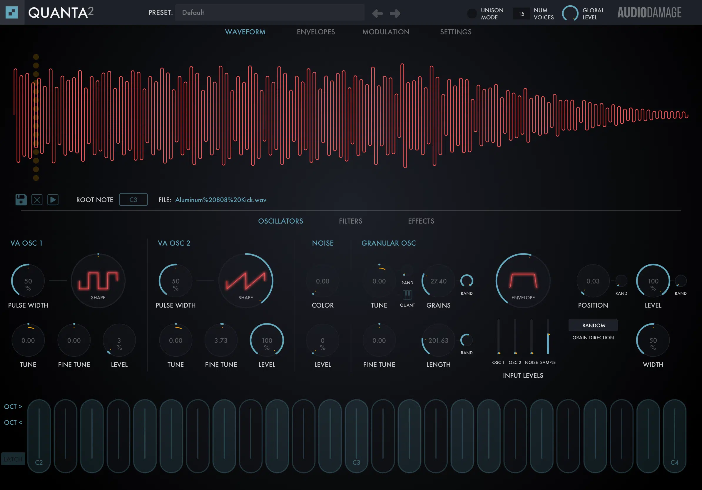 Granular Synthesis for Unique 808 - Unison