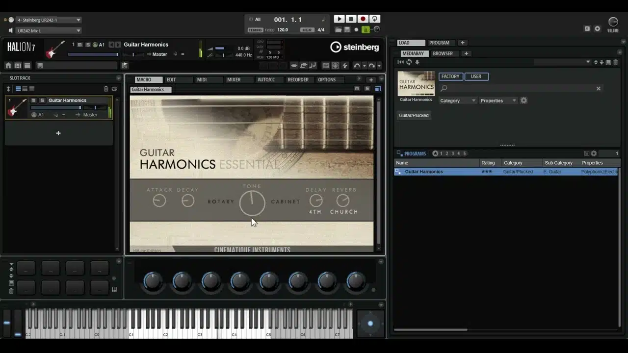 Guitar Harmonics 3 - Unison