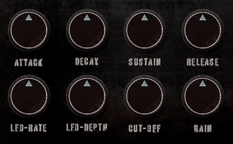 Haunted Guitar ADSR LFO CUTOFF and GAIN - Unison