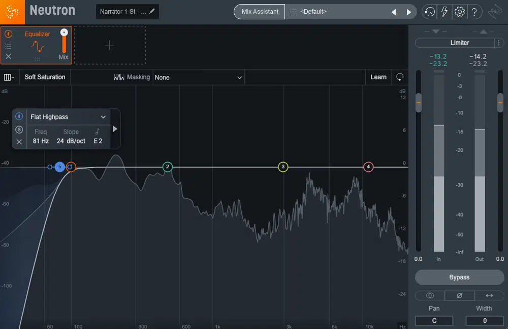 High Pass Filter - Unison