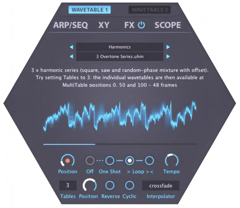 Hives 2 Wavetables - Unison