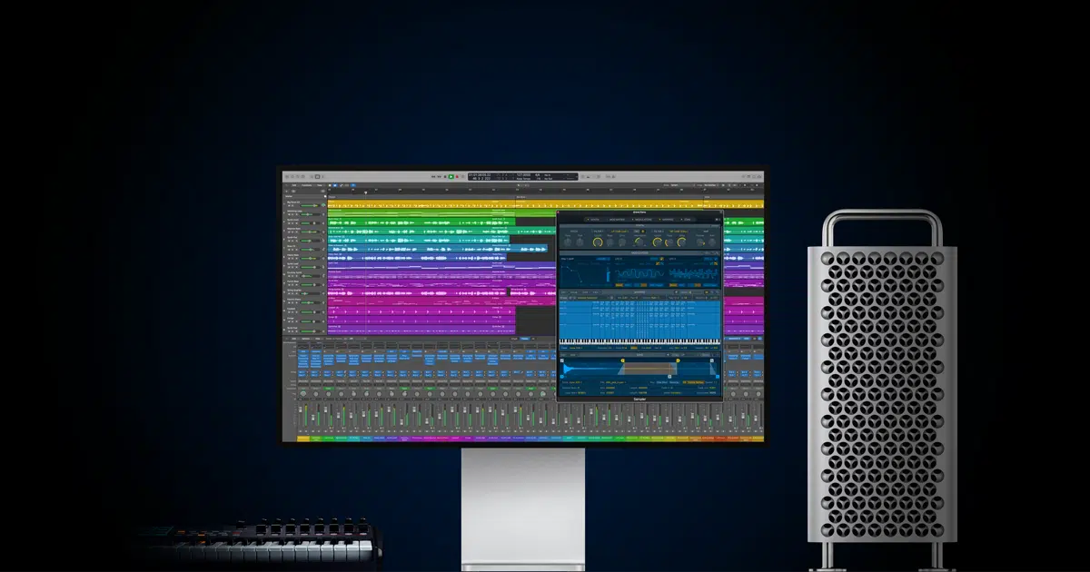 Logic Pro 1 - home studio - Unison Audio