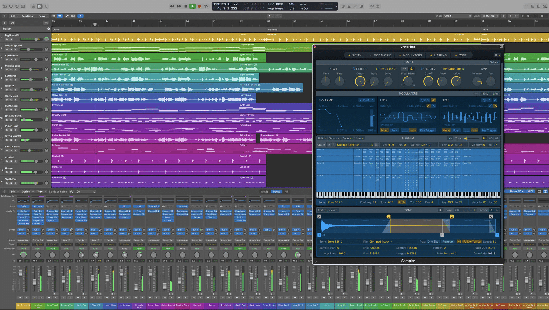 Logic Pro Interface - Unison