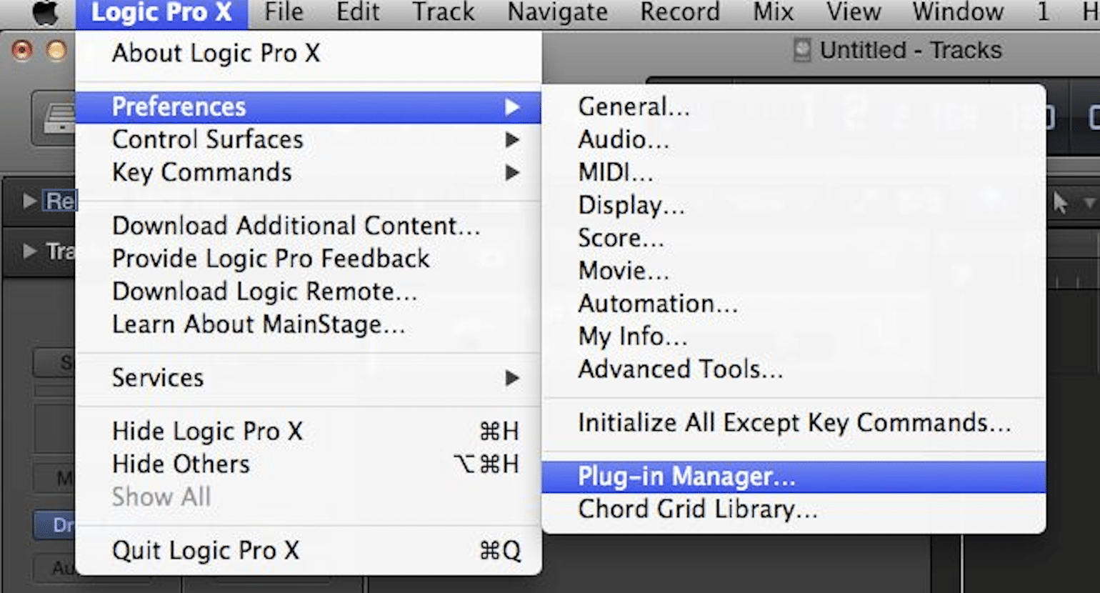 Logic Pro Plug In Manager - Unison