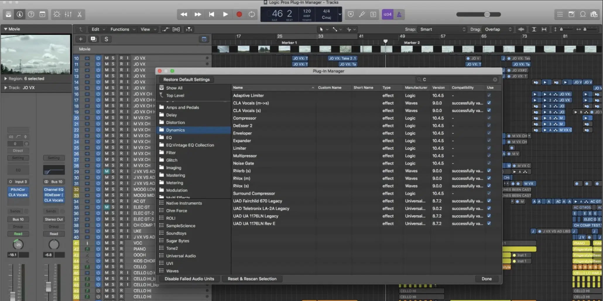 Logic Pro Plugin Manager - Unison