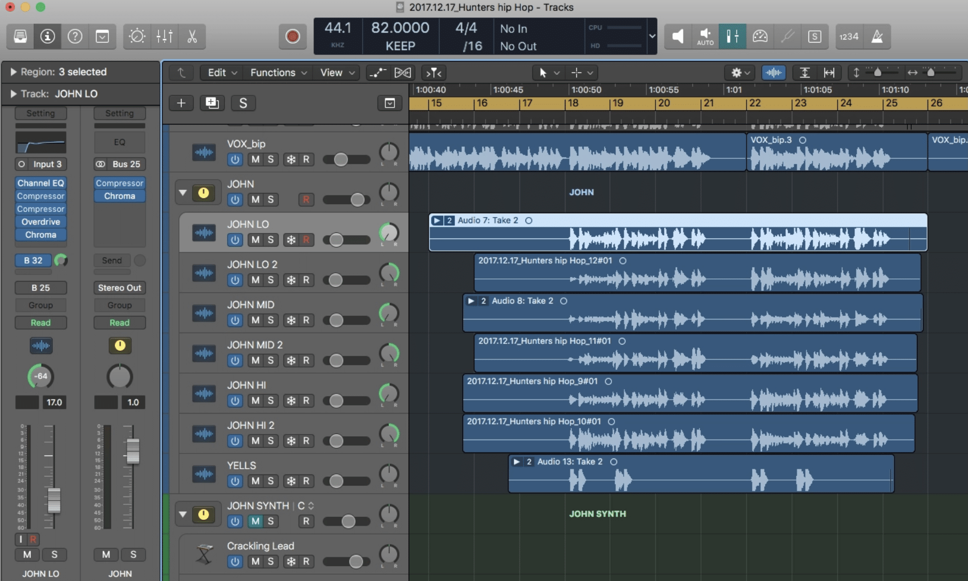 Logic Pro Recording - Unison