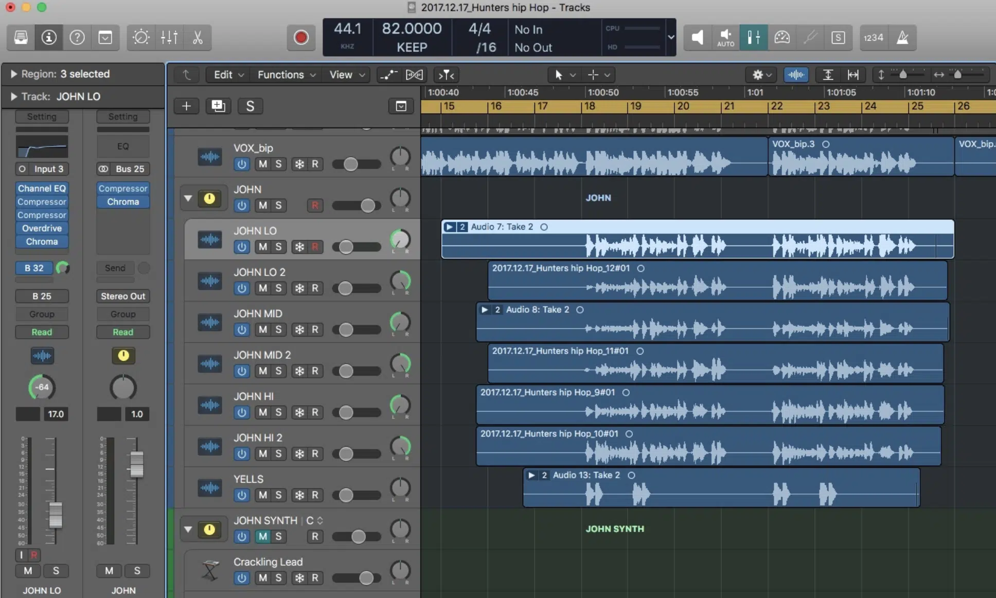 Logic Pro Recording - Unison