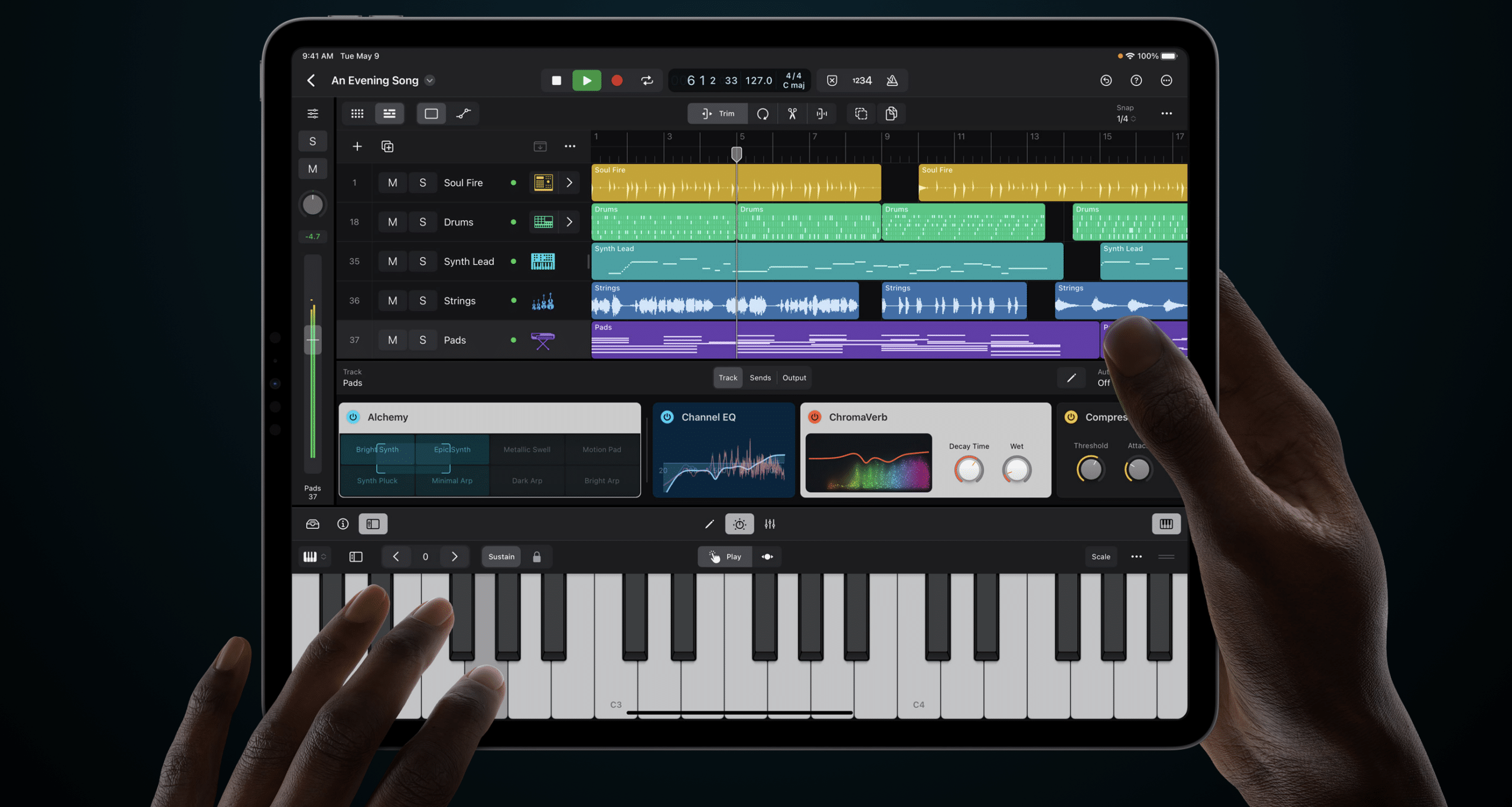 Logic Pro iPad - Unison