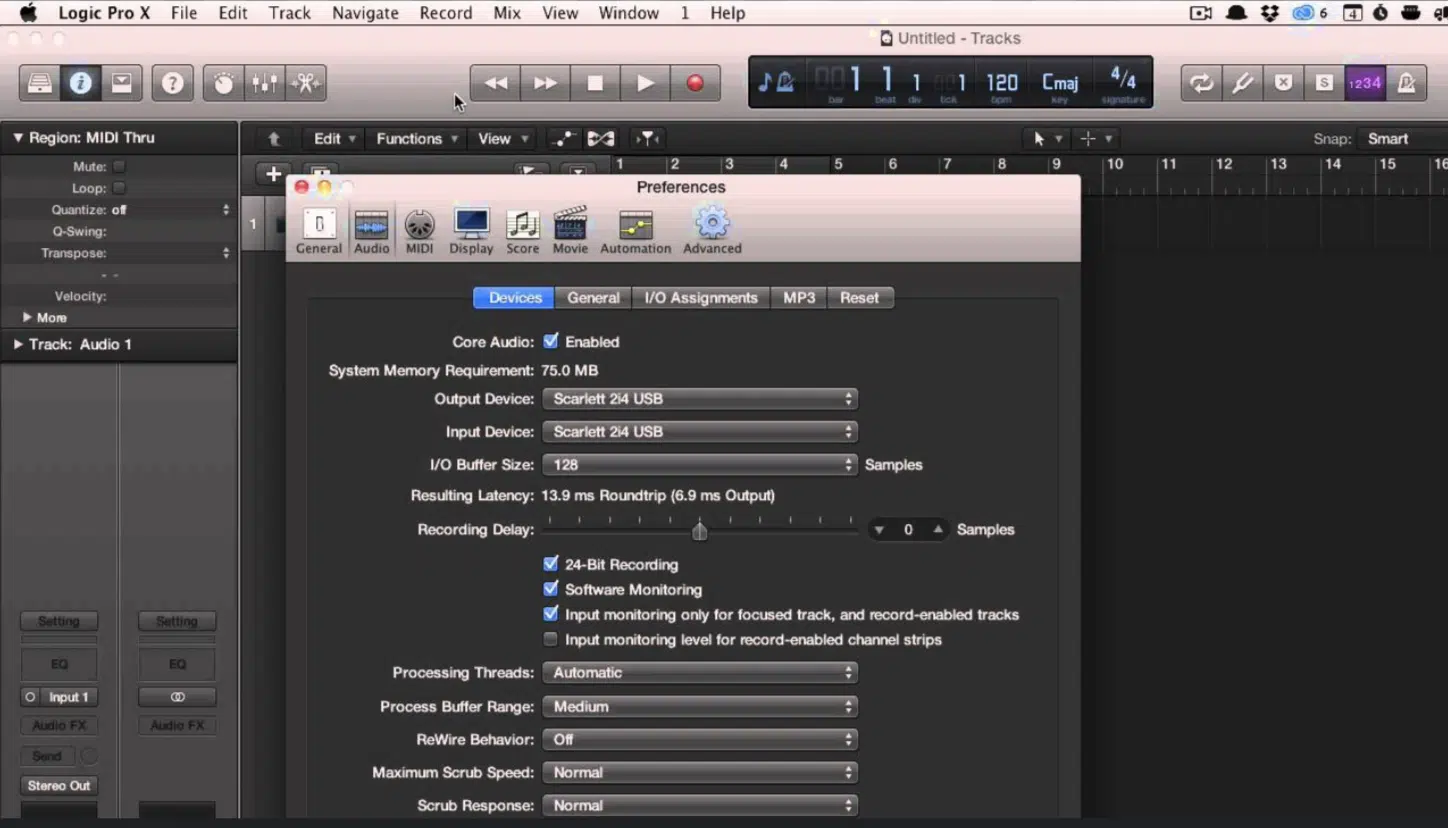 Logic Pro new project - Unison