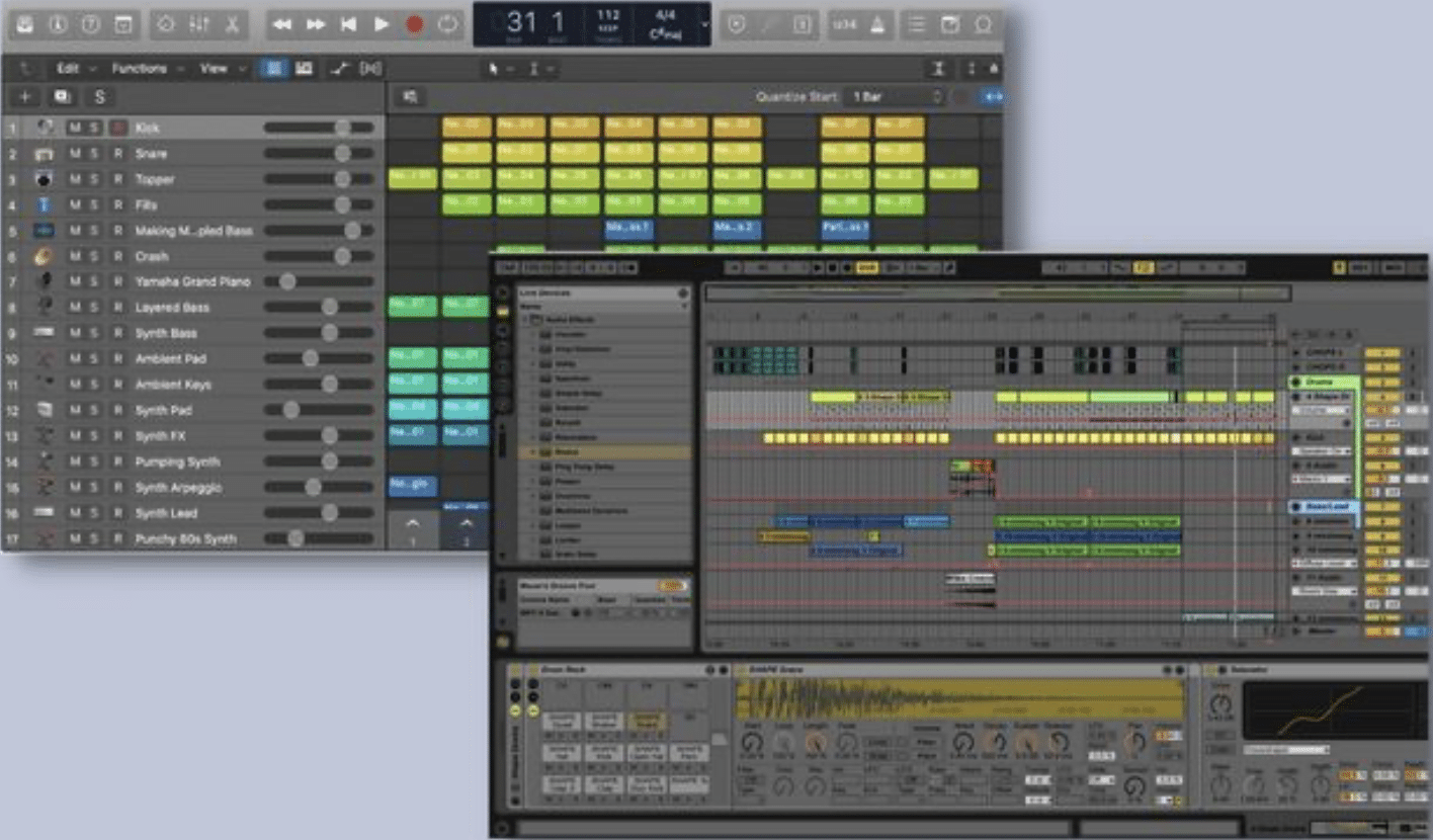 Logic and Ableton - Unison