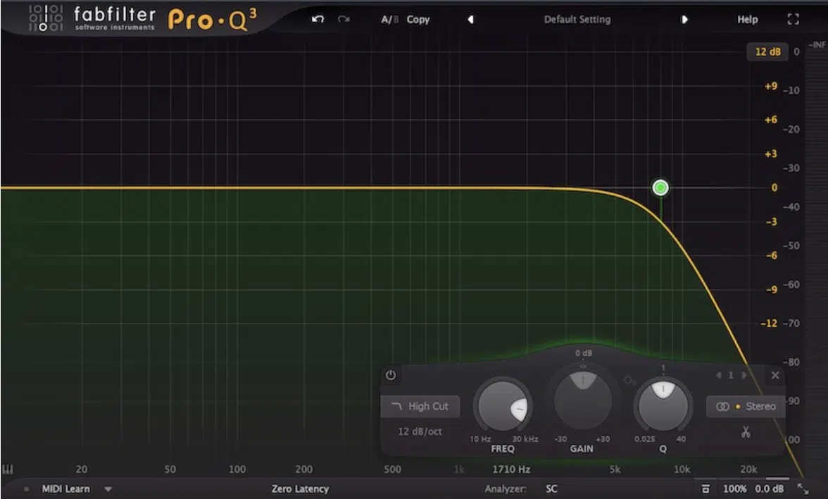 Low Pass Filter 1 - Unison