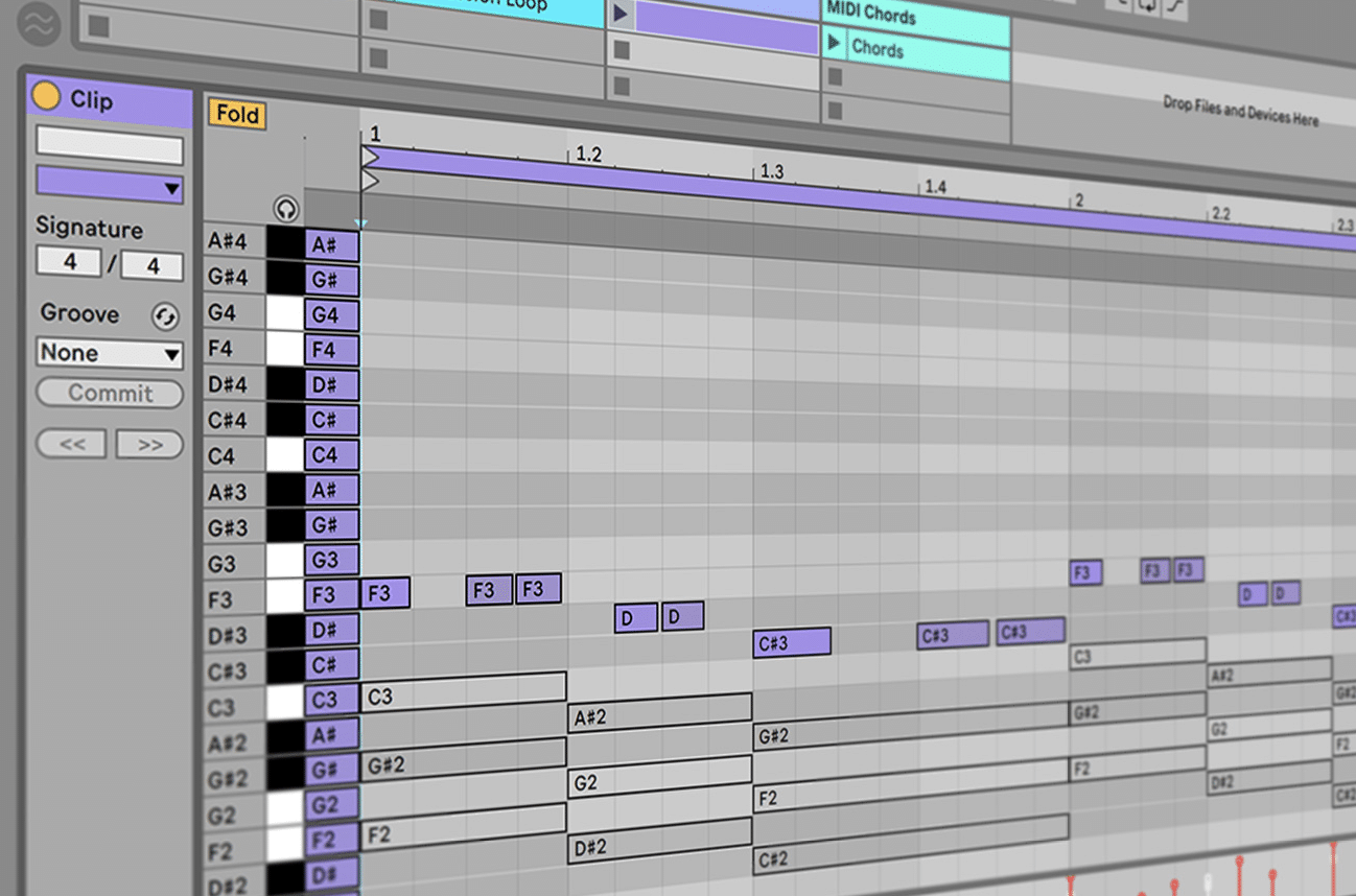 MIDI Notes 1 - Unison