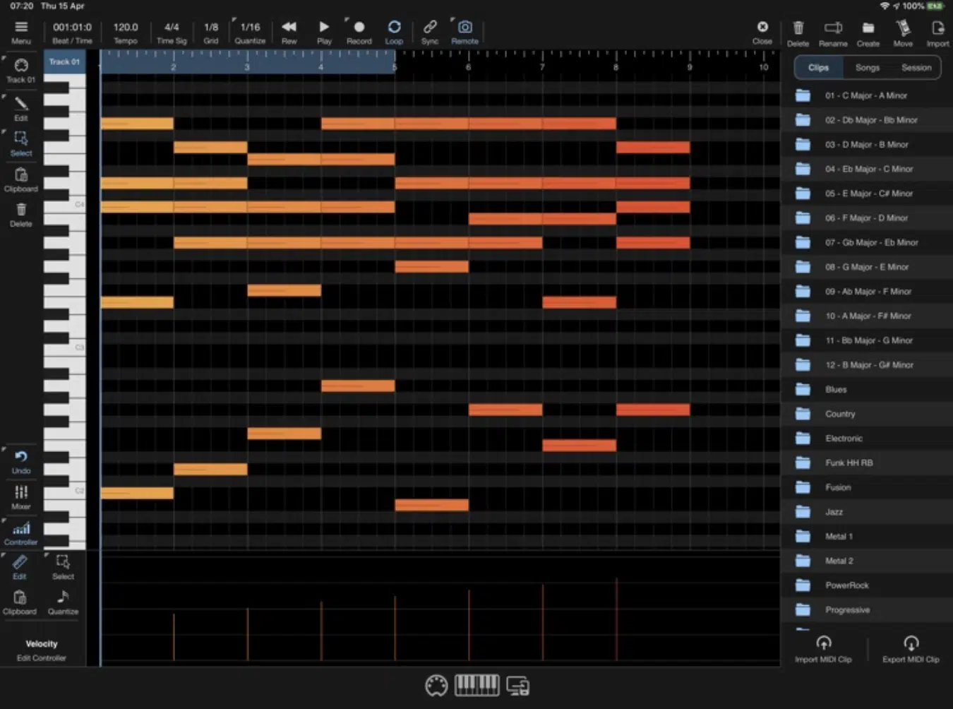 MIDI Sequencing - Unison