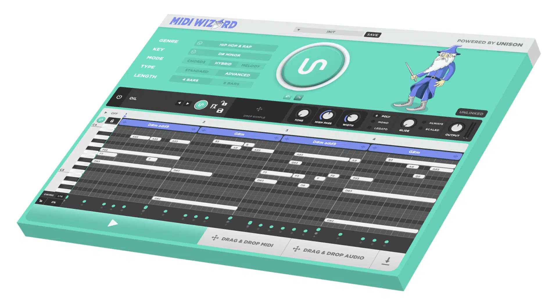 AI-generated chord progressions