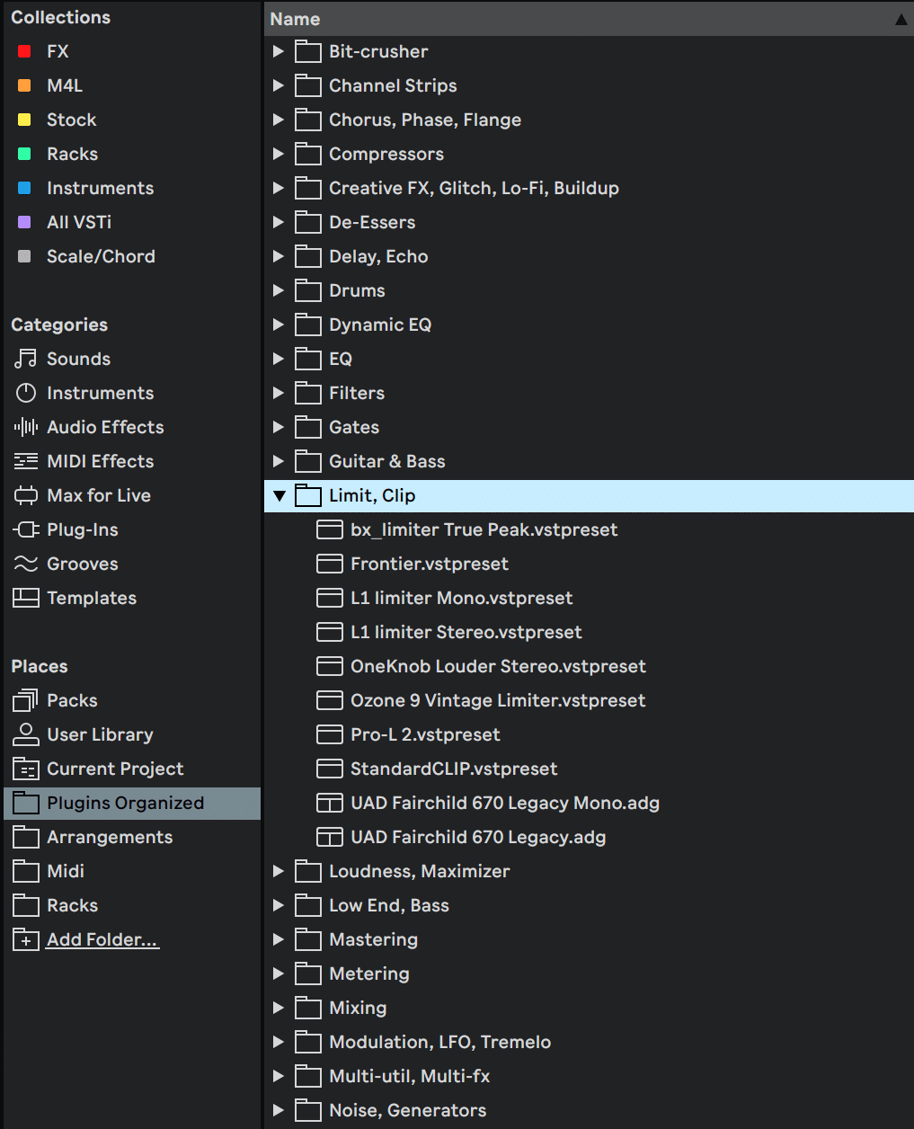 Managing presets e1702772126352 - Unison