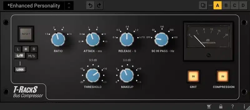 Master bus compression - Unison