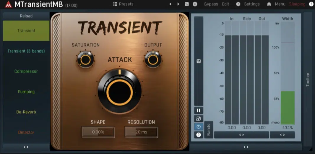 MeldaProduction MTransientMB - Unison