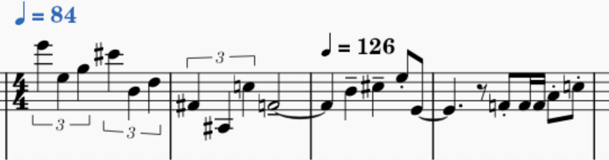 Metric Modulation - Unison