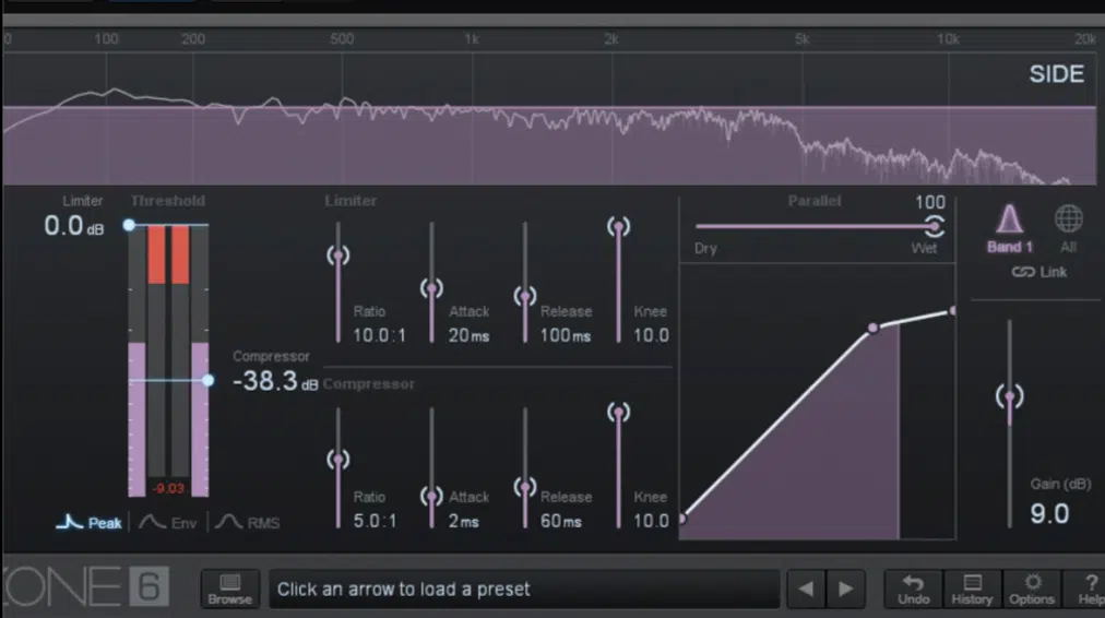 Midside compression - Unison