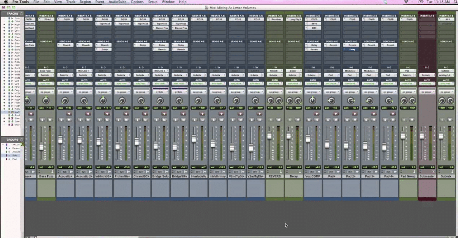 Mixing at Low Volumes - Unison