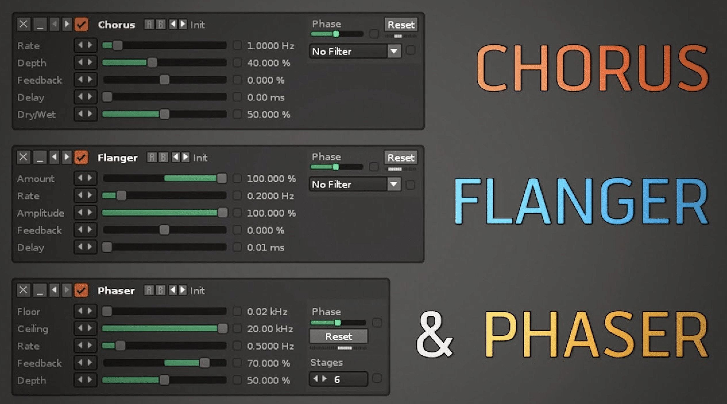 Modulation Effects - Unison