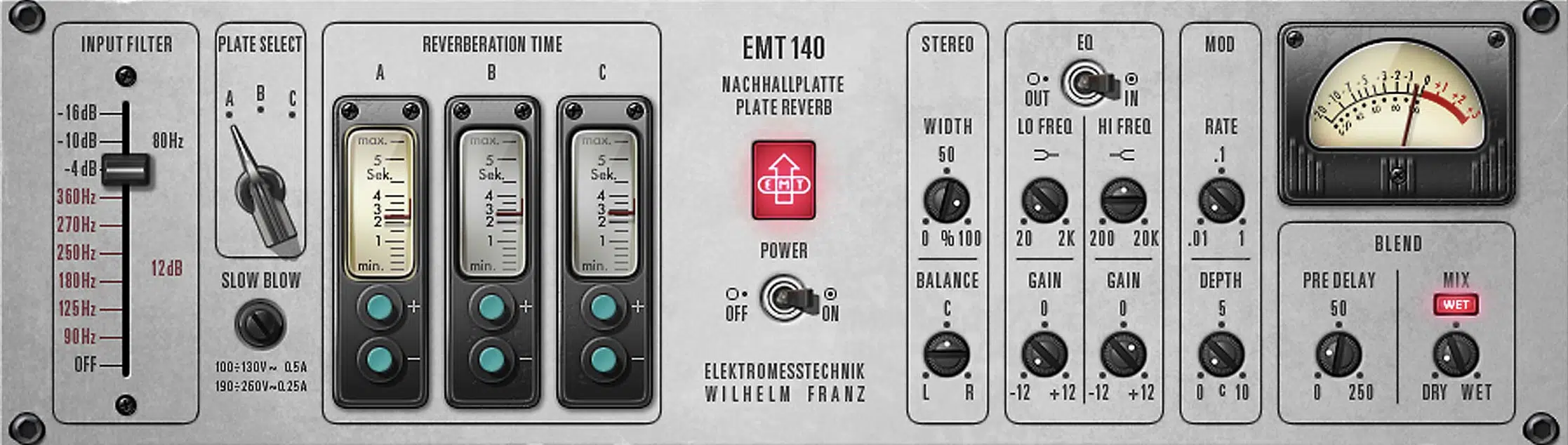 Modulation Plate Reverb - Unison