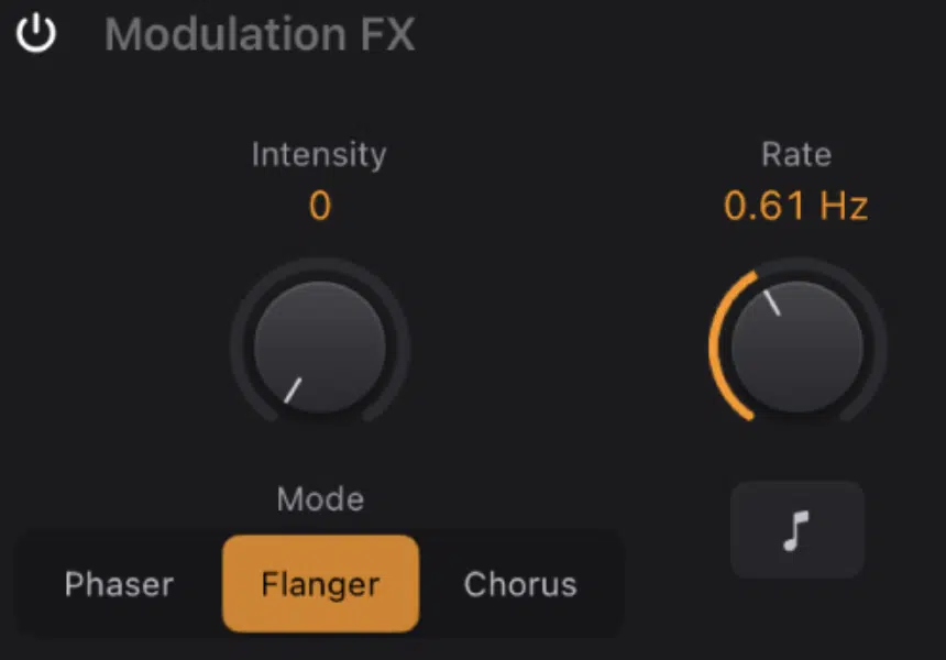 Modulation Rate - Unison