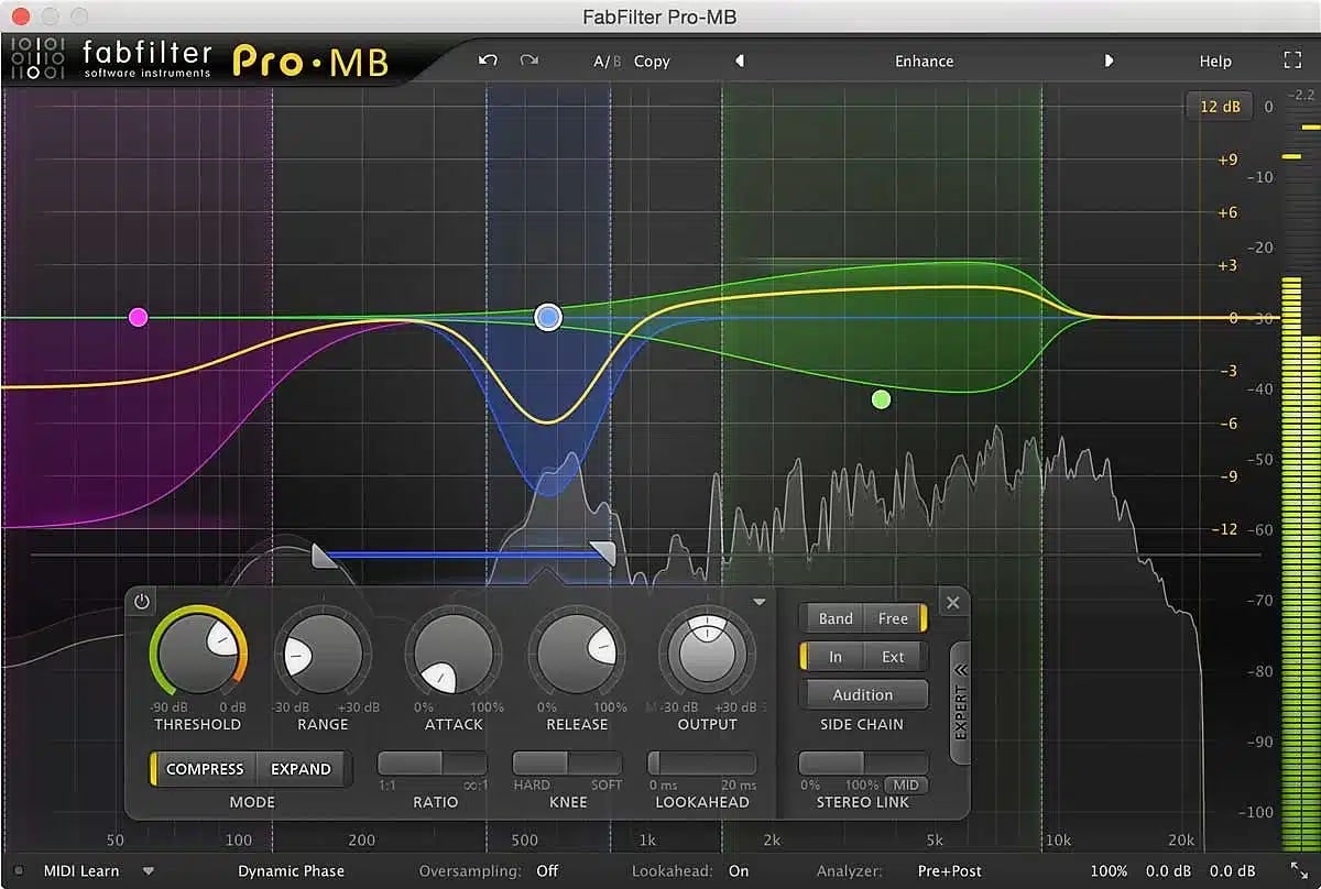 Multiband Compression for Targeted Control Over Frequency Ranges - Unison