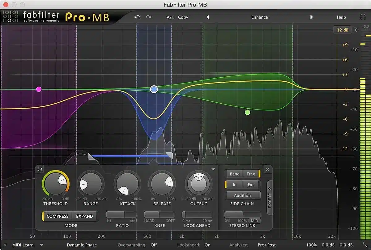 Multiband Compression for Targeted Control Over Frequency Ranges - Unison