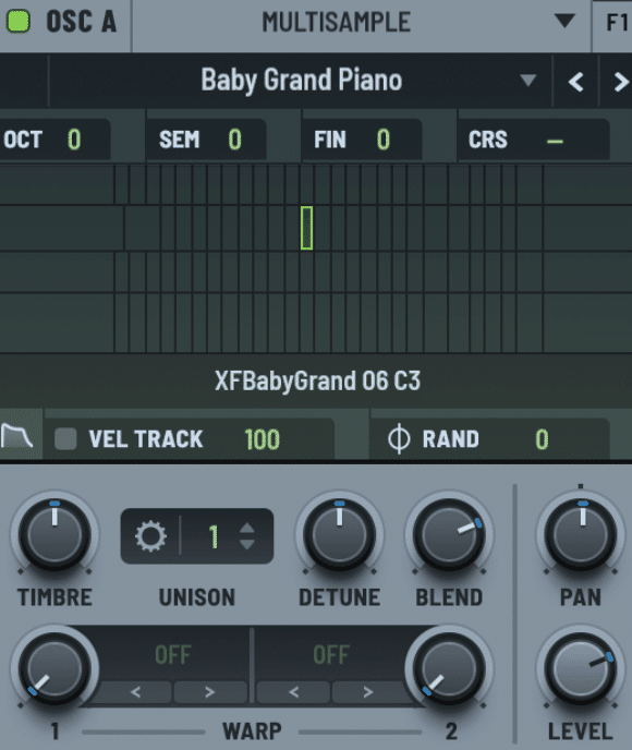 Multisample Oscillator Serum 2 - Unison