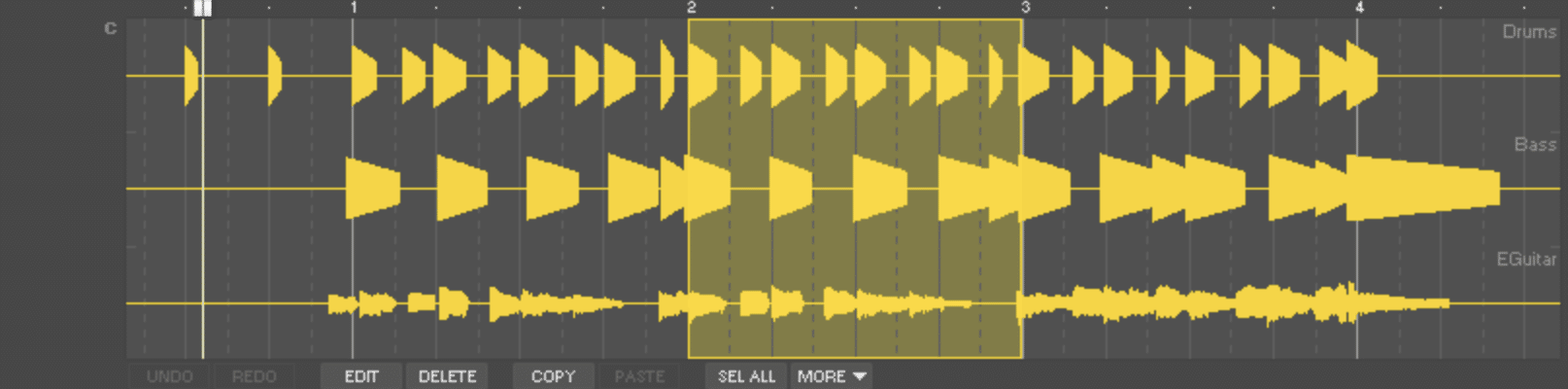 Multitrack Editing - Unison