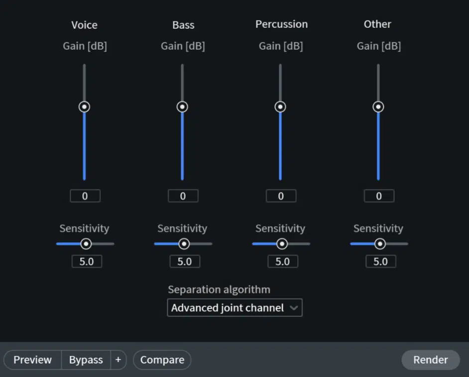 Music Rebalance - Unison