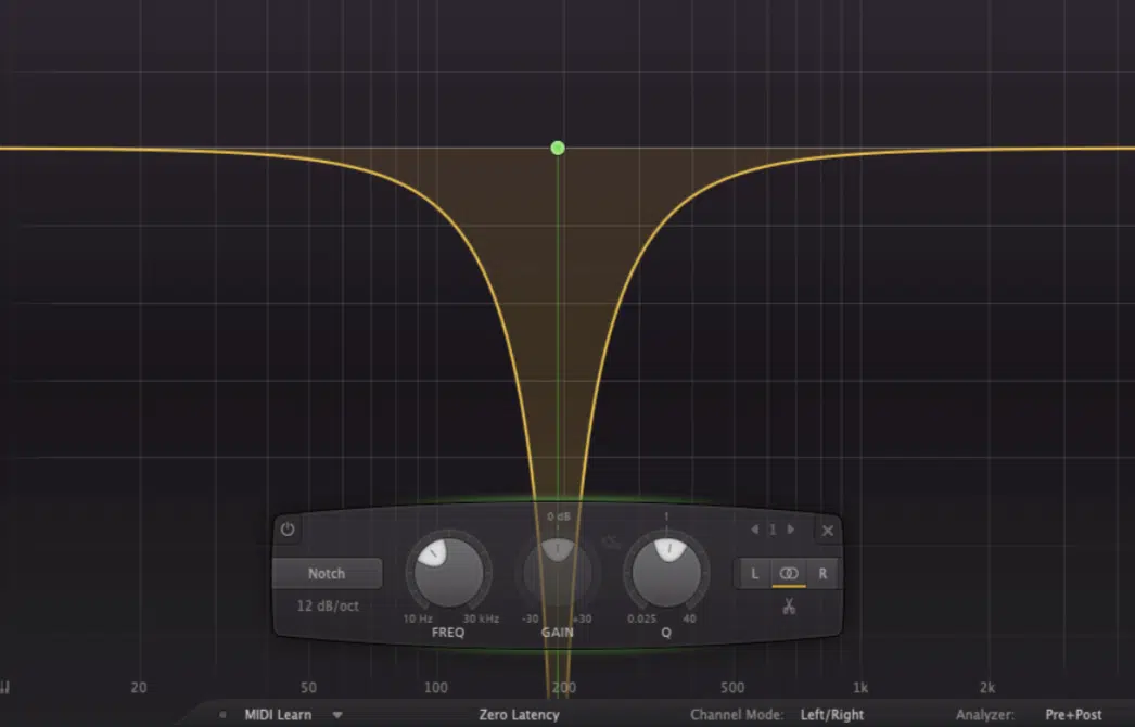 Notching Frequencies - Unison