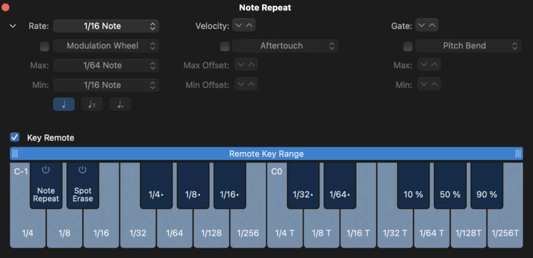 Note Repeat - Unison