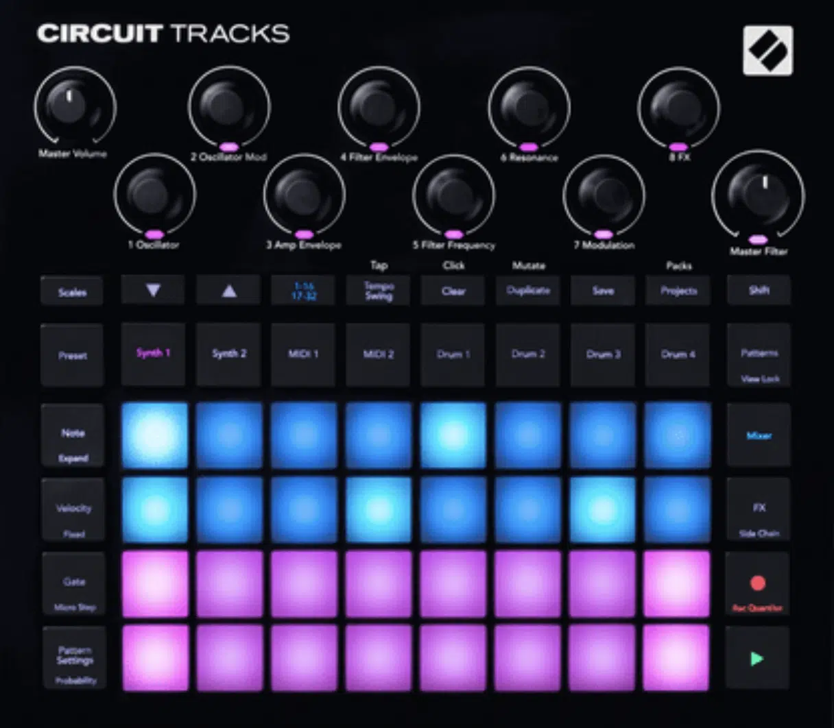 Novation Circuit Tracks - Unison