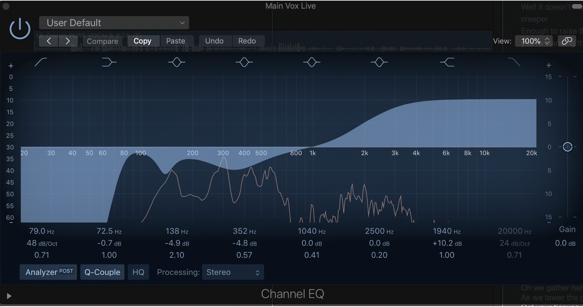 Parametric EQ 2 1 - Unison