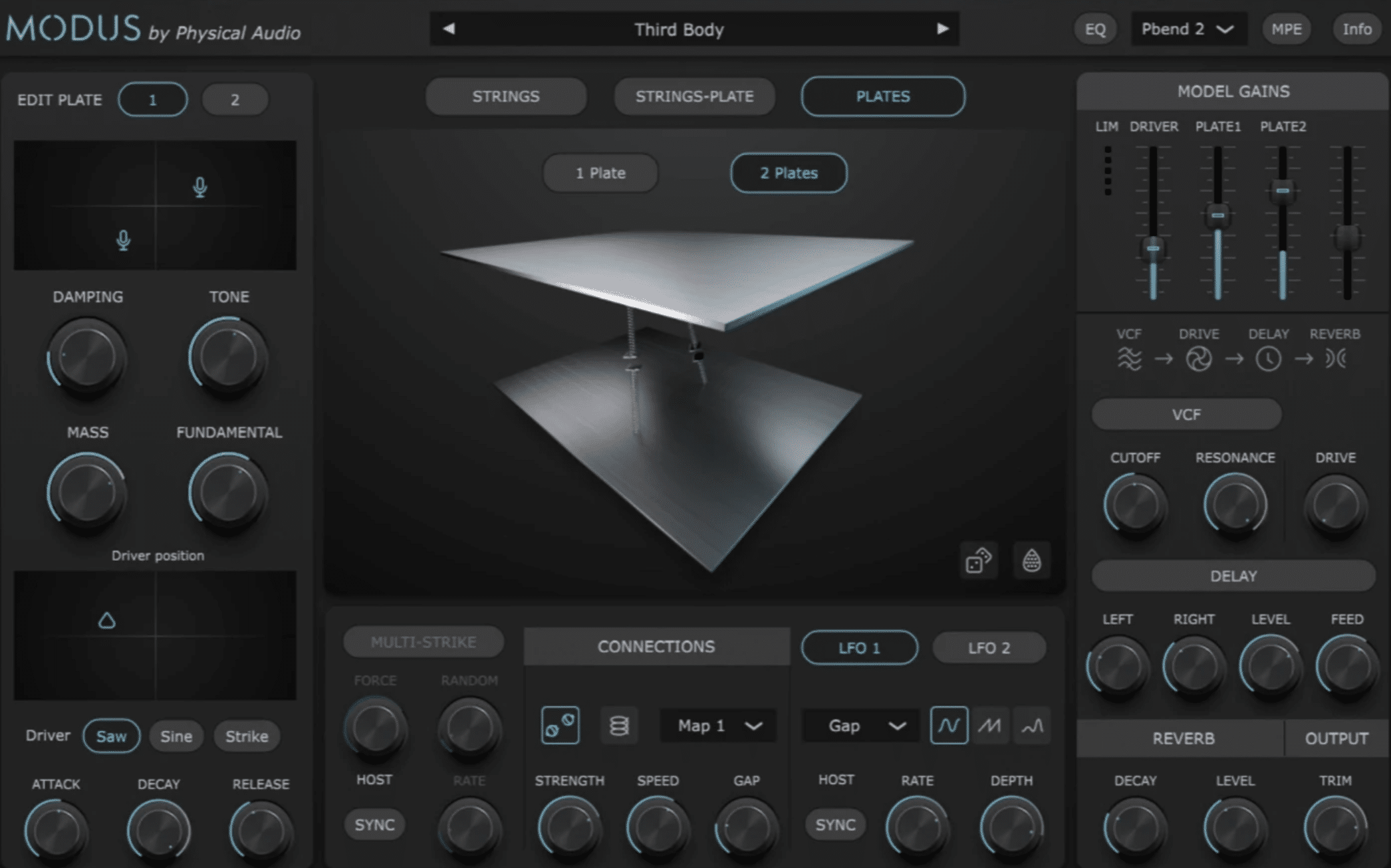 Physical Modelling Synthesis Plugin - Unison
