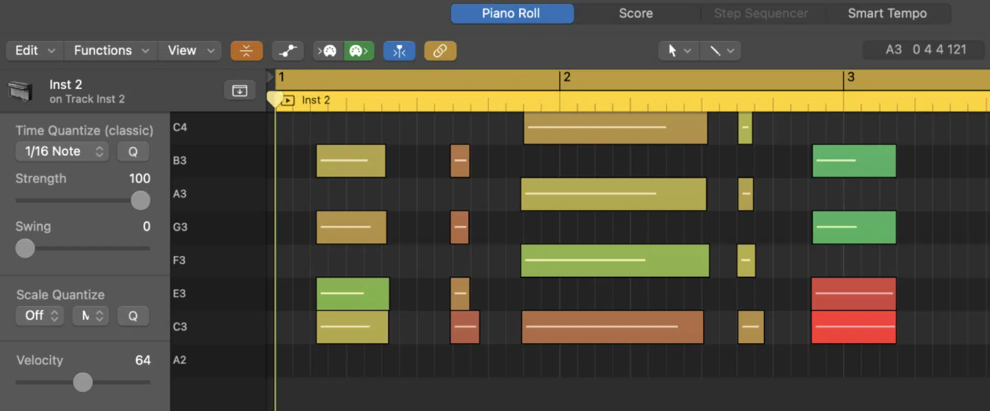 Piano Roll Editor - Unison