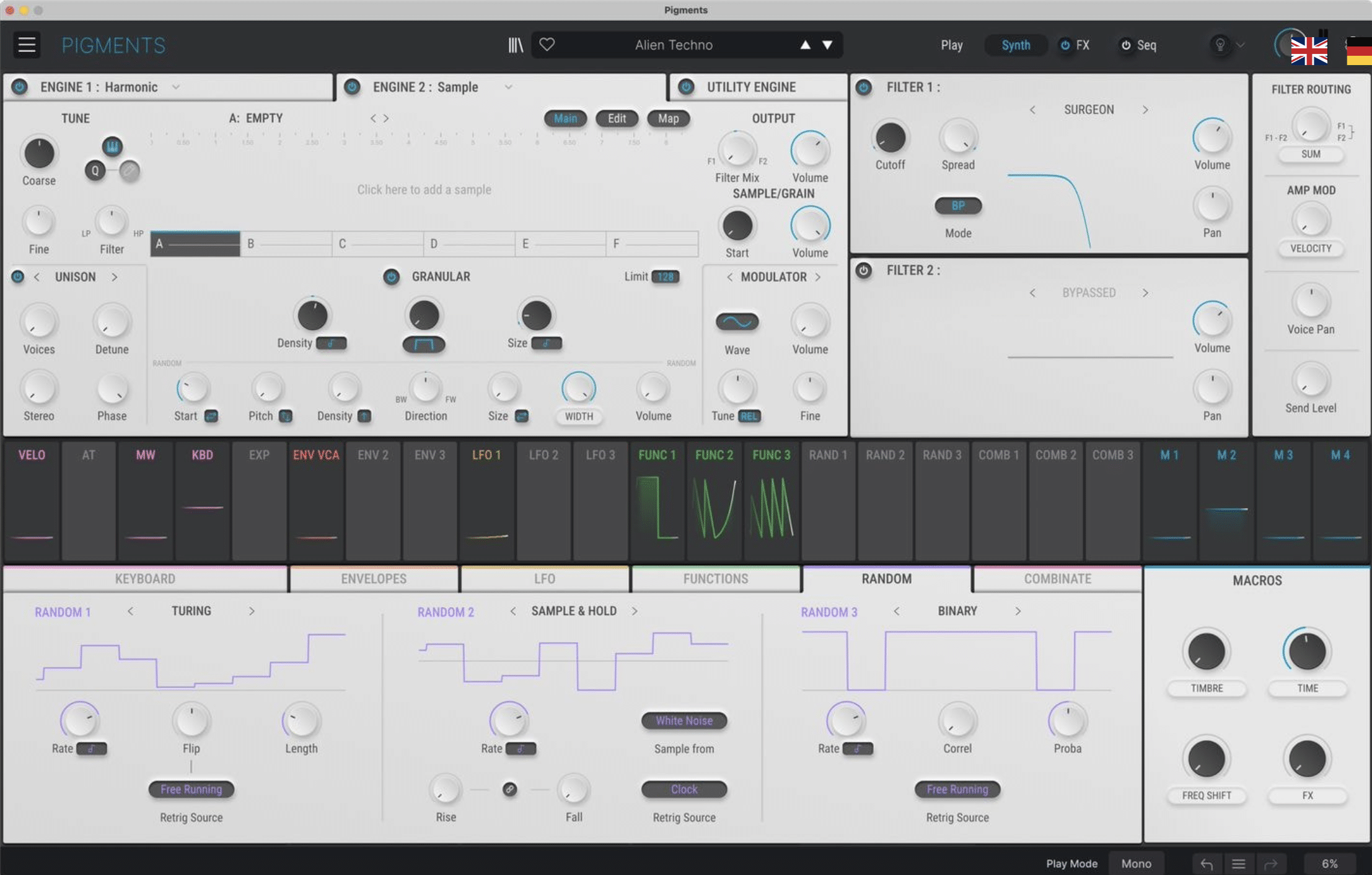 Pigments Light Mode - Unison