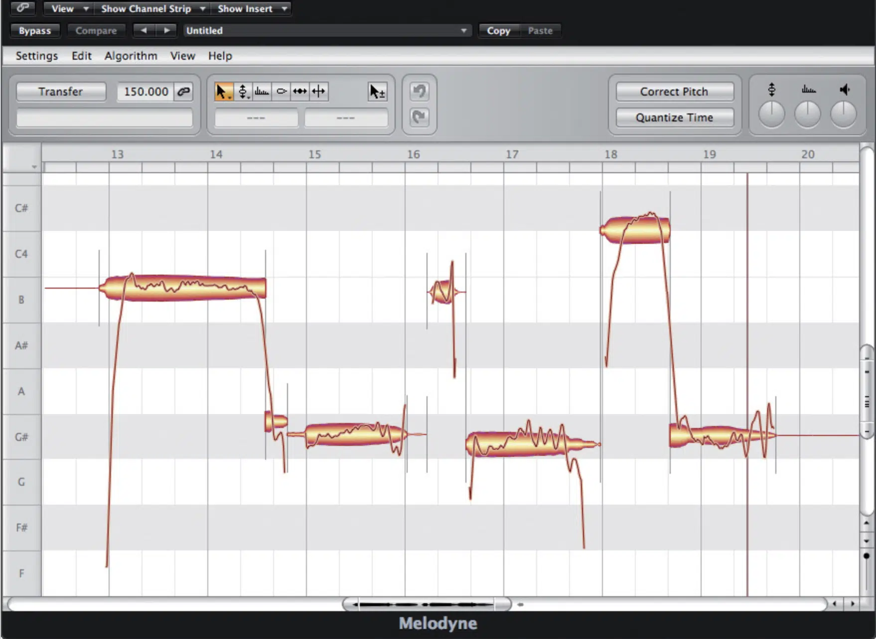 Pitch Correction - Unison