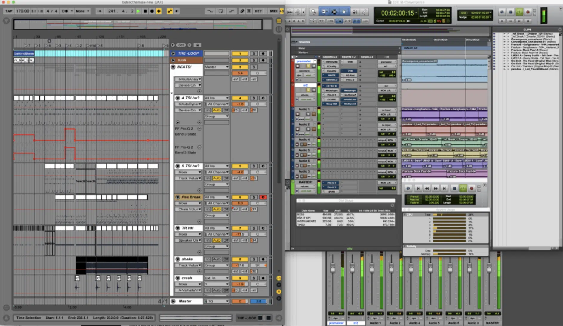 Pro Tools and Ableton Live - Unison