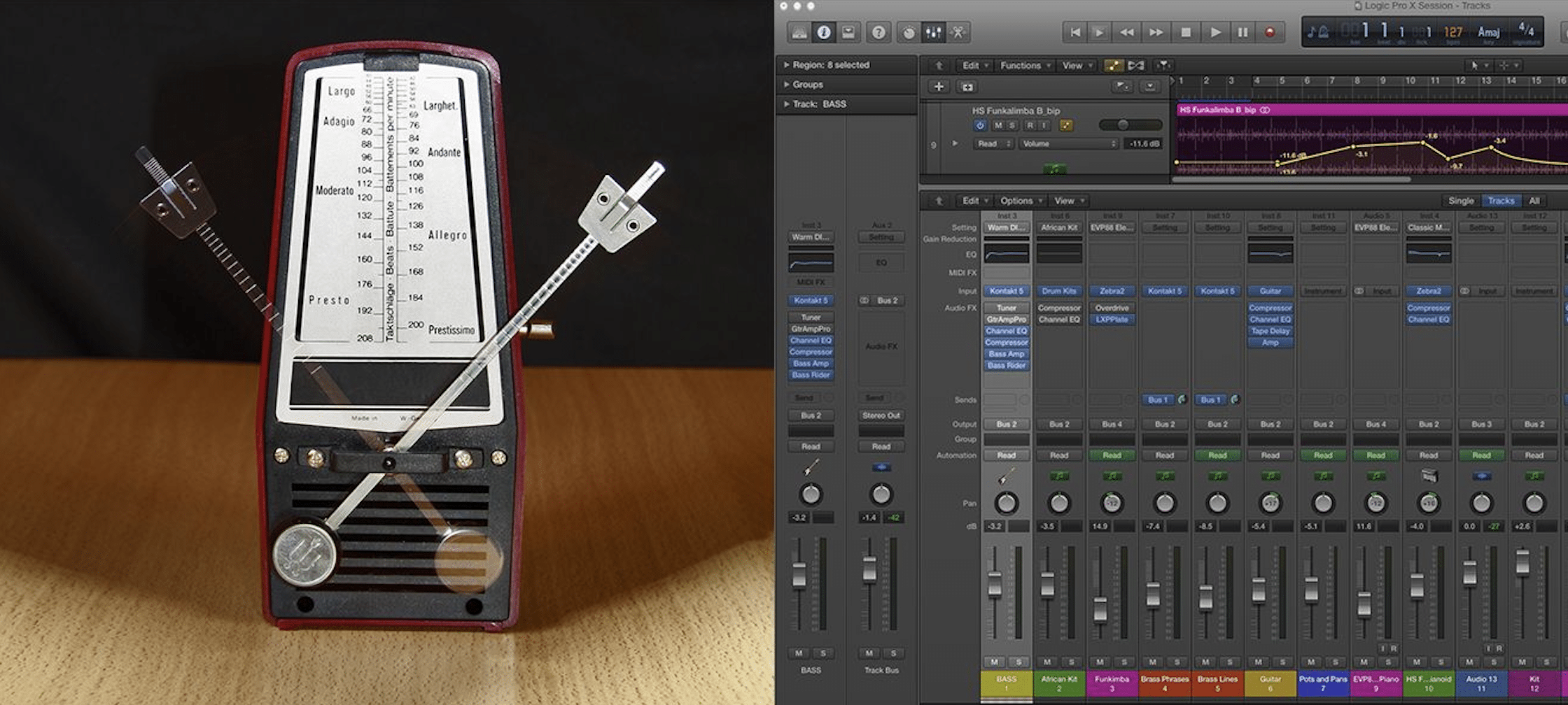 Recording with a Metronome - Unison