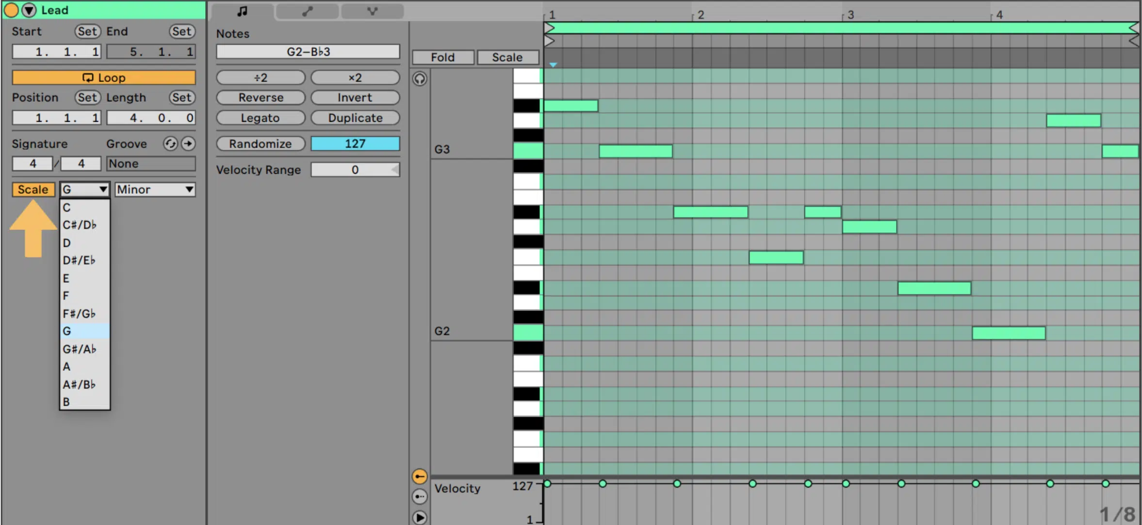 Scale Function - Unison