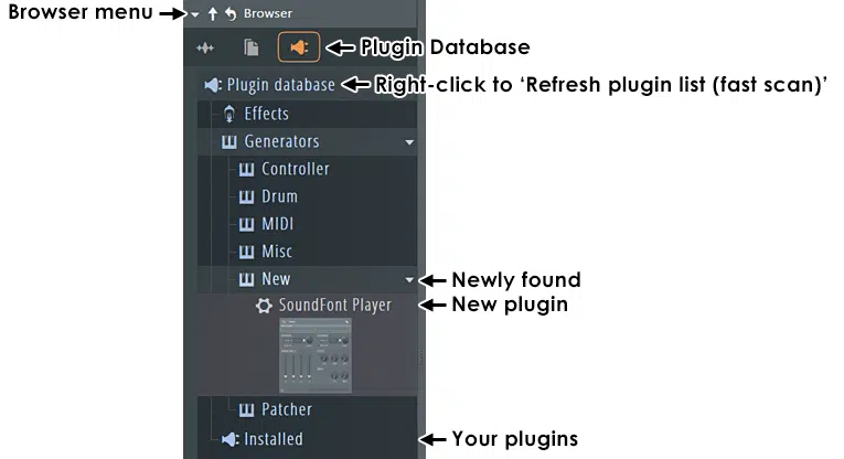 Scanning for plugins - Unison