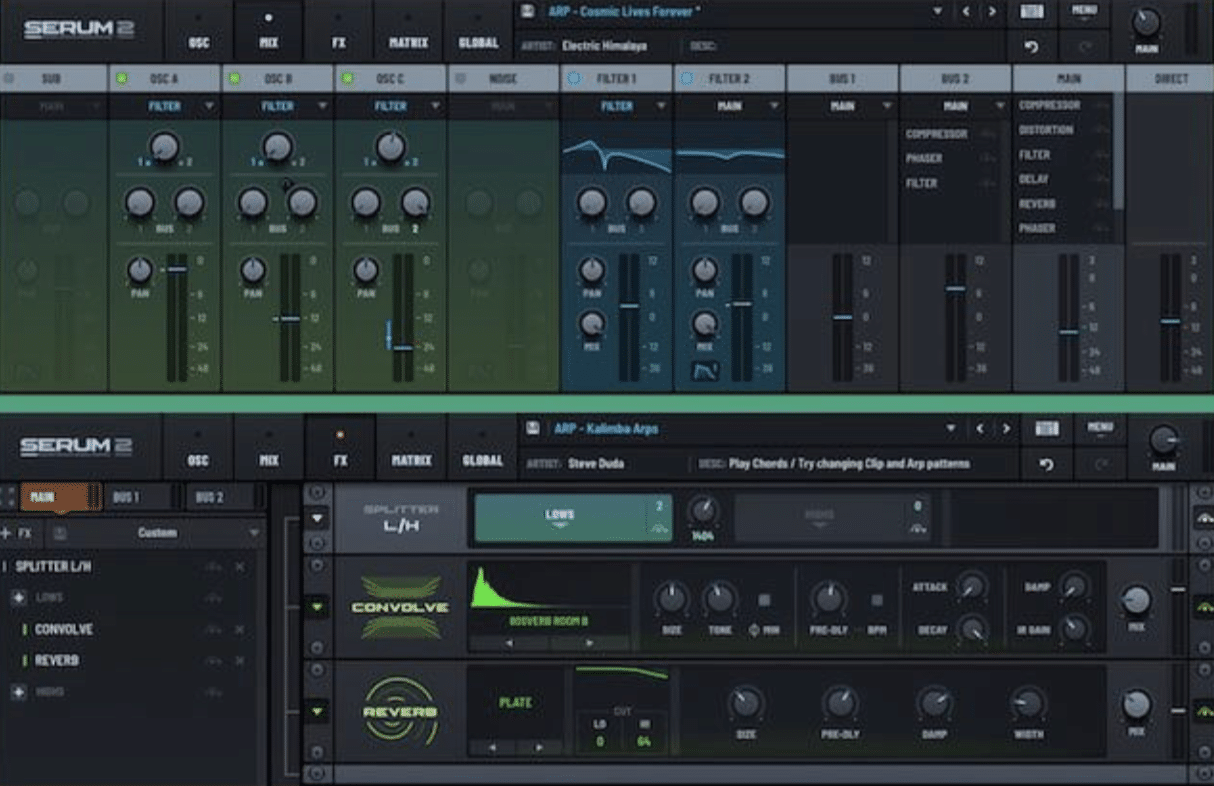 Serum 2 Interface - Unison