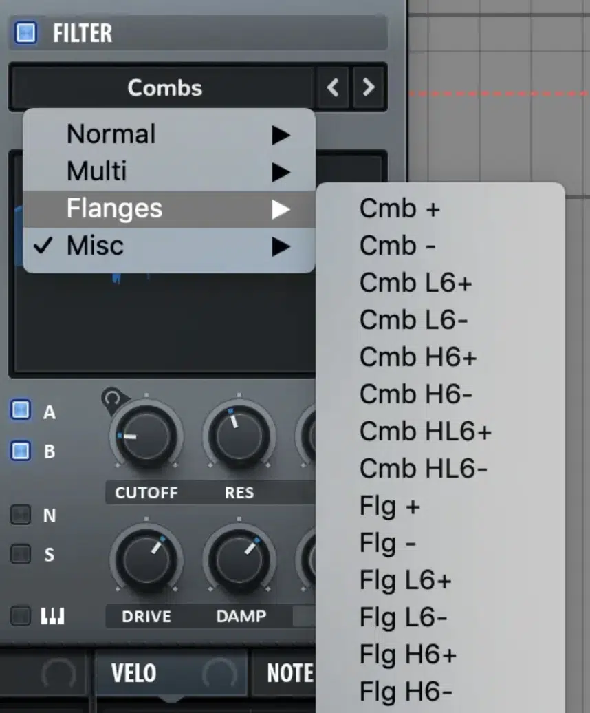 Serum Filter Types - Unison