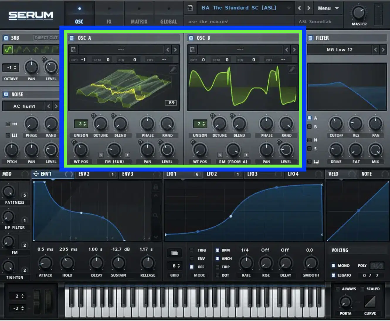 Serum Oscillators 1 - Unison